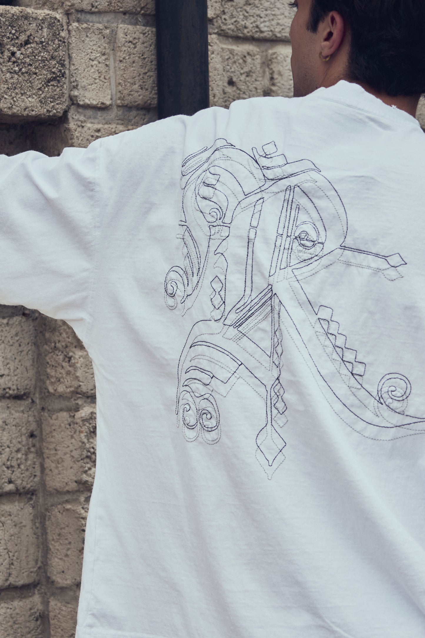 Playera No Time To Waste Blanco