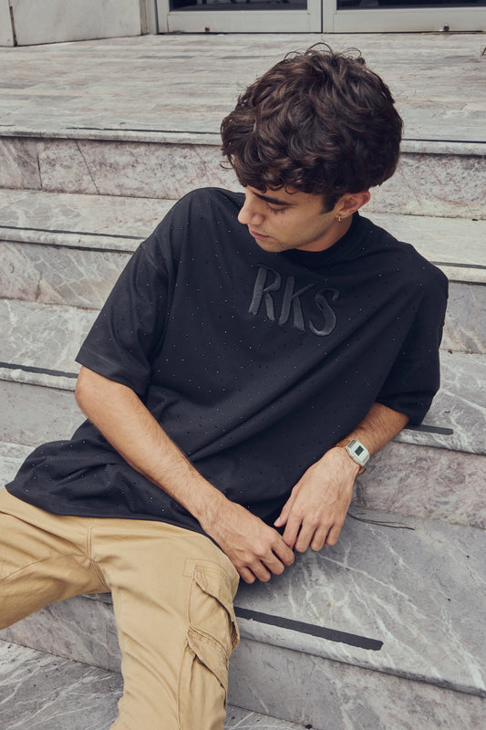 Playera Diamonds Black Full
