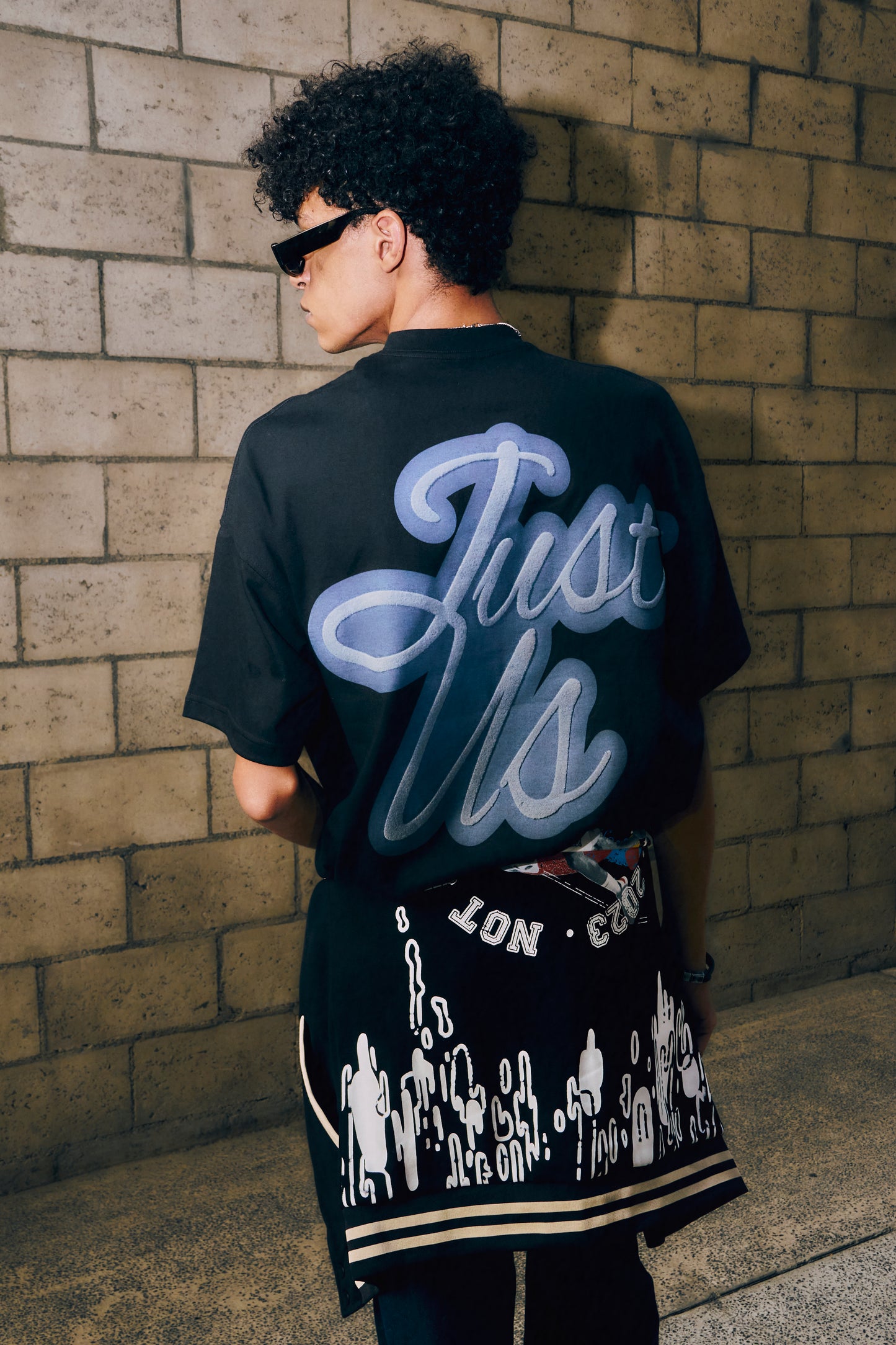 Playera Just Us Black