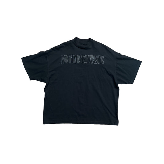 Playera No Time To Waste Black