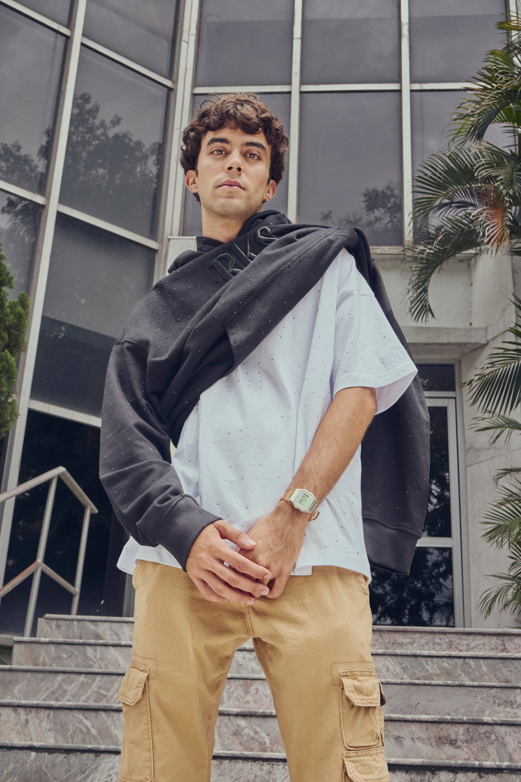 Sudadera Full Black Diamonds