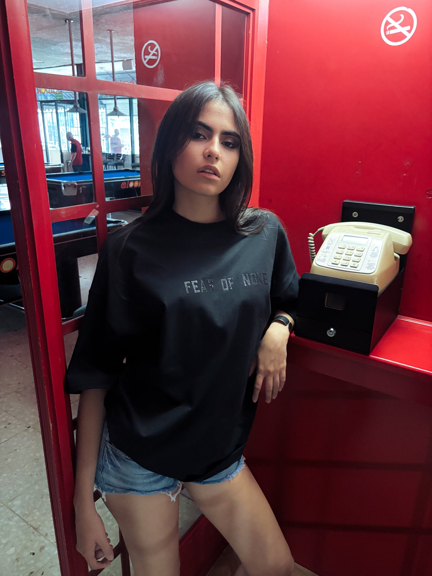 Playera Fear of None Black