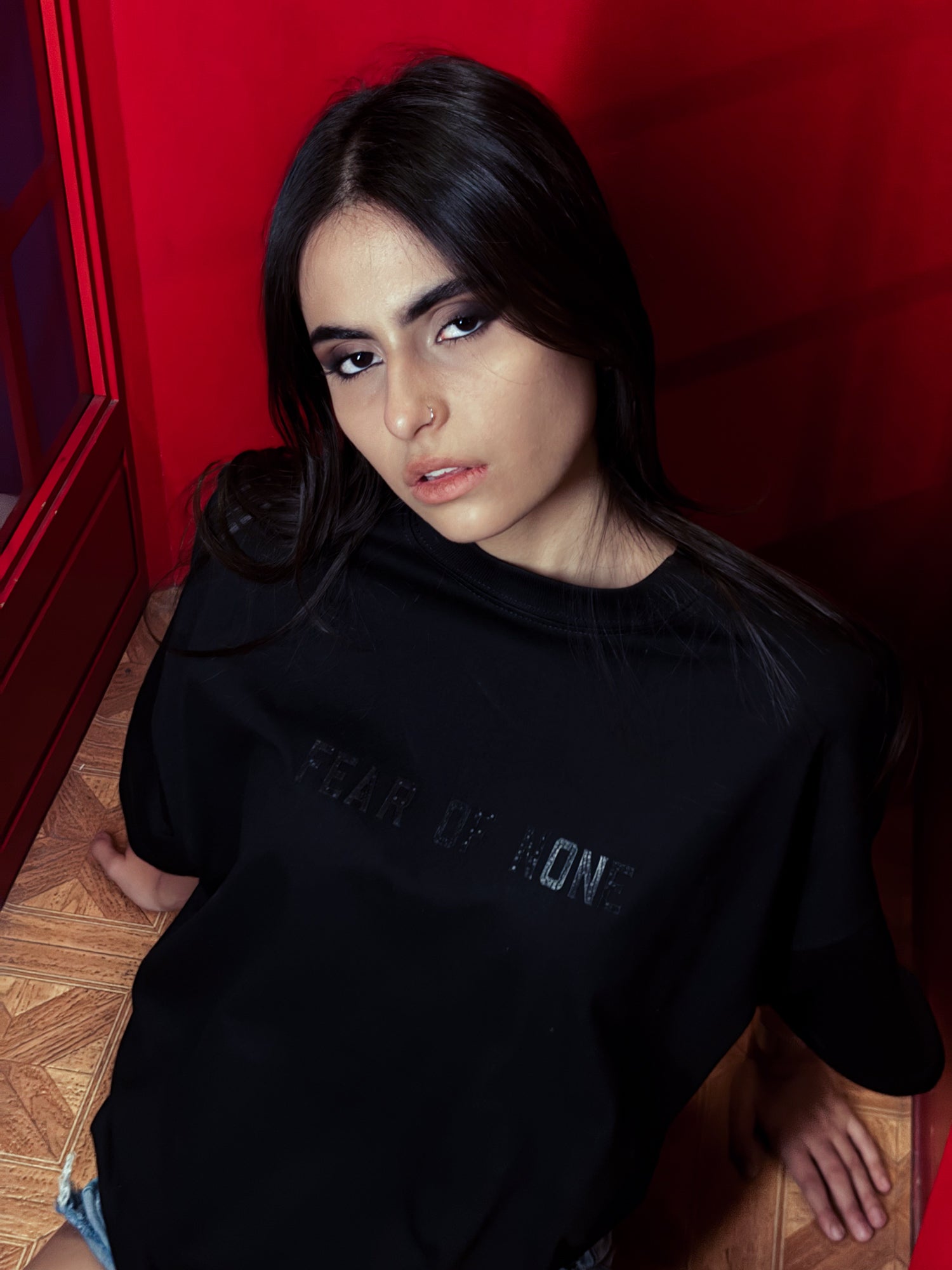 Playera Fear of None Black