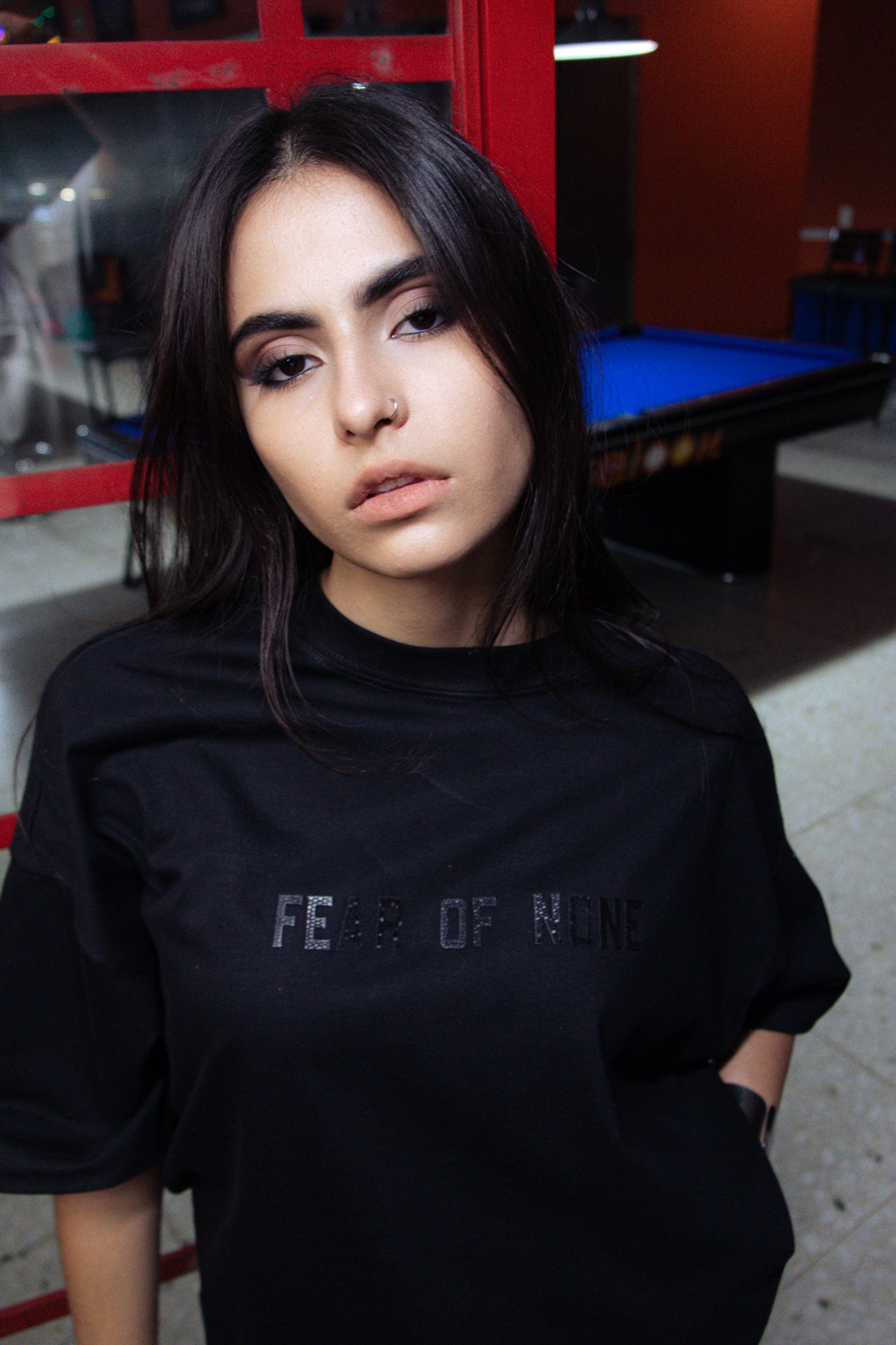 Playera Fear of None Black