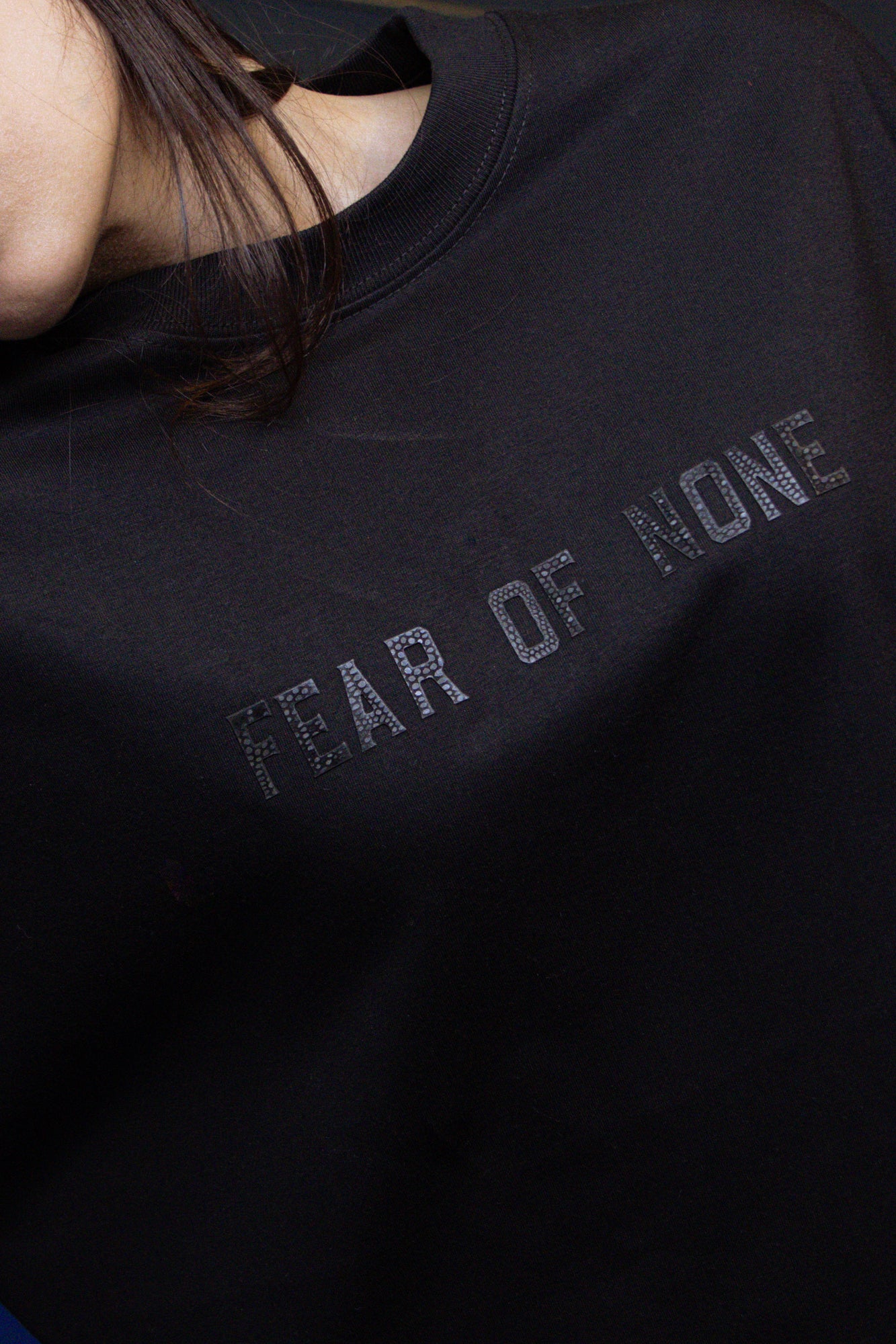 Playera Fear of None Black