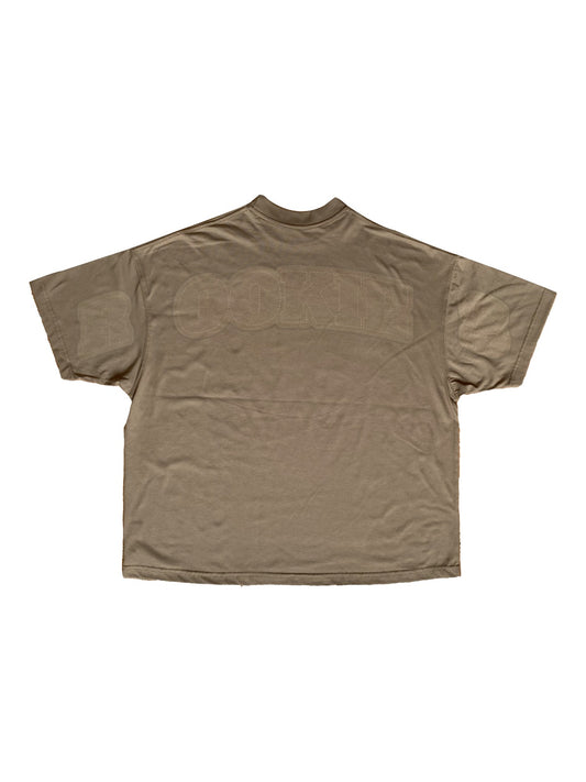 Playera Collage Beige Bordado