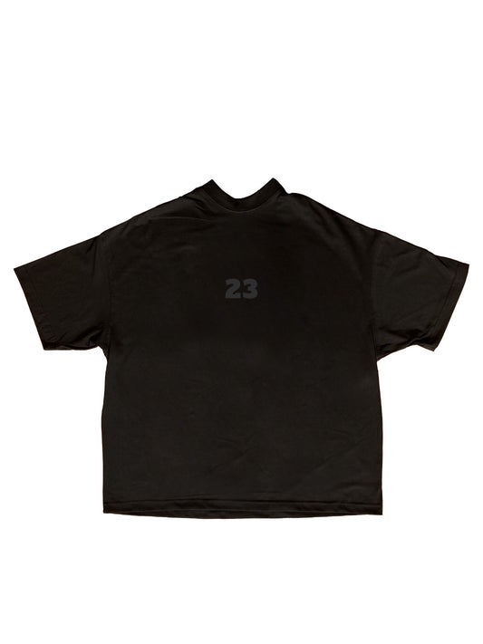 Playera Collage Black Bordado