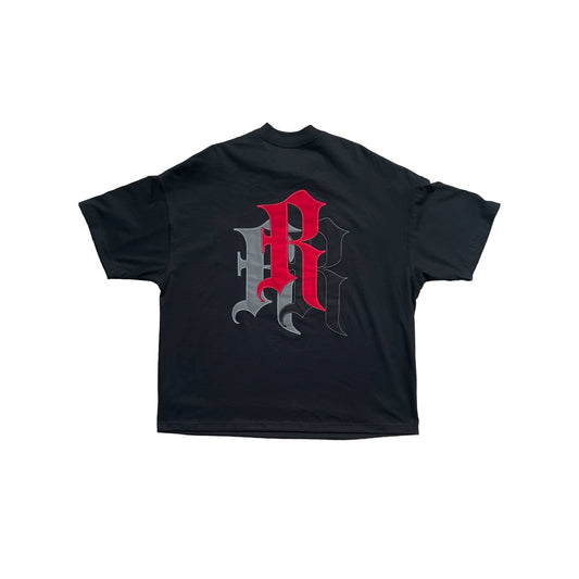 Playera Chorme Rs Black Recorte