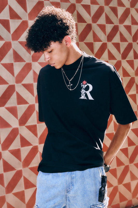 Playera R King Black