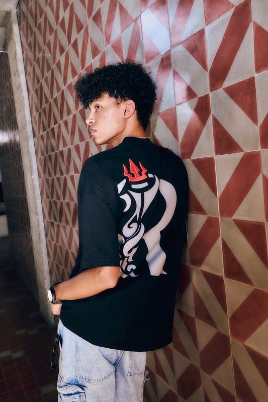 Playera R King Black