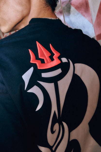 Playera R King Black